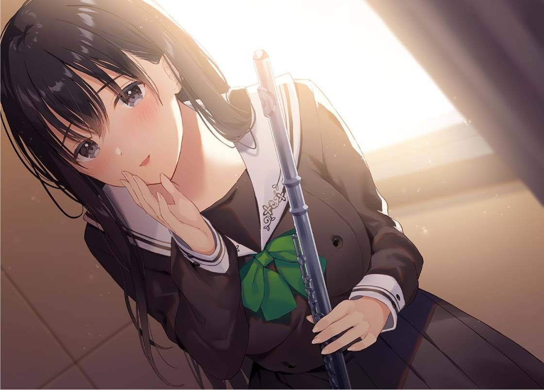 サンプル画像1:もっと近付いて？〜吹奏楽部の先輩の囁きレッスン〜(Nanamori Studio) [d_243077]