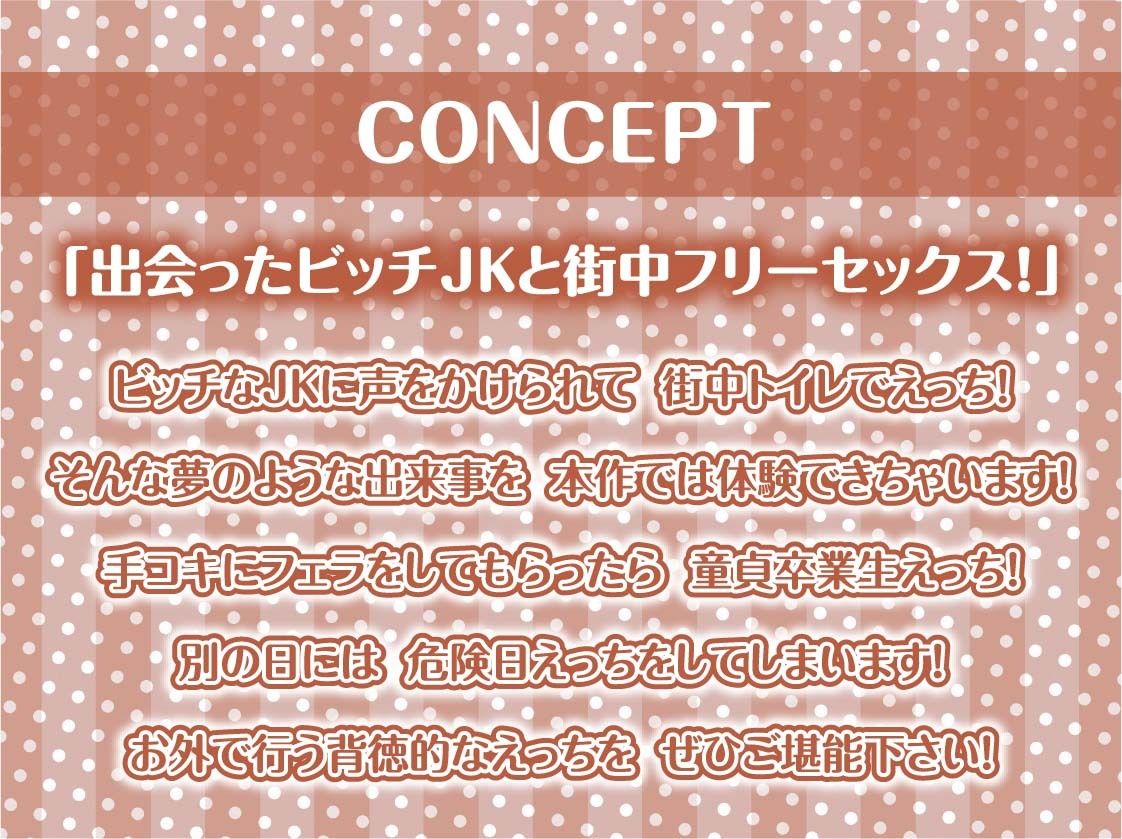 サンプル画像4:街中フリーセックス！〜ビッチなJKと公衆で中出しおっけーなフリーセックス〜【フォーリーサウンド】(テグラユウキ) [d_243702]