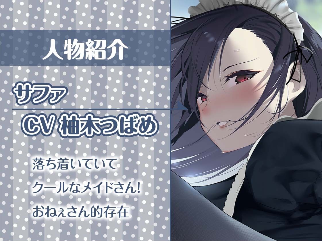 サンプル画像5:クールメイドおねぇちゃんとの低音いちゃらぶ中出しえっち【フォーリーサウンド】(テグラユウキ) [d_243729]