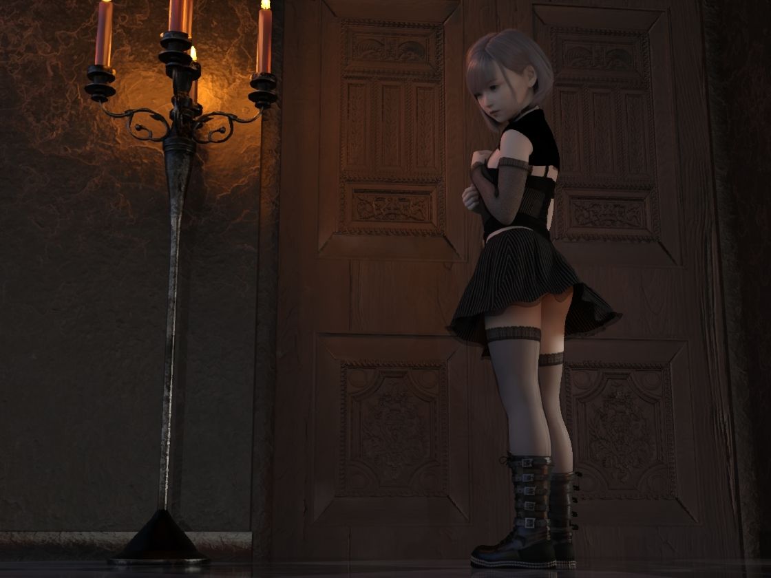 サンプル画像1:ダウナー系ロリ悪魔が自分の命の為に嫌々仕方なく精液を搾取する。が…濃厚ザーメンが欲しい為、何度も何度も寸止め。 囁き妄想オナホこき。(へっぽこドM) [d_244981]