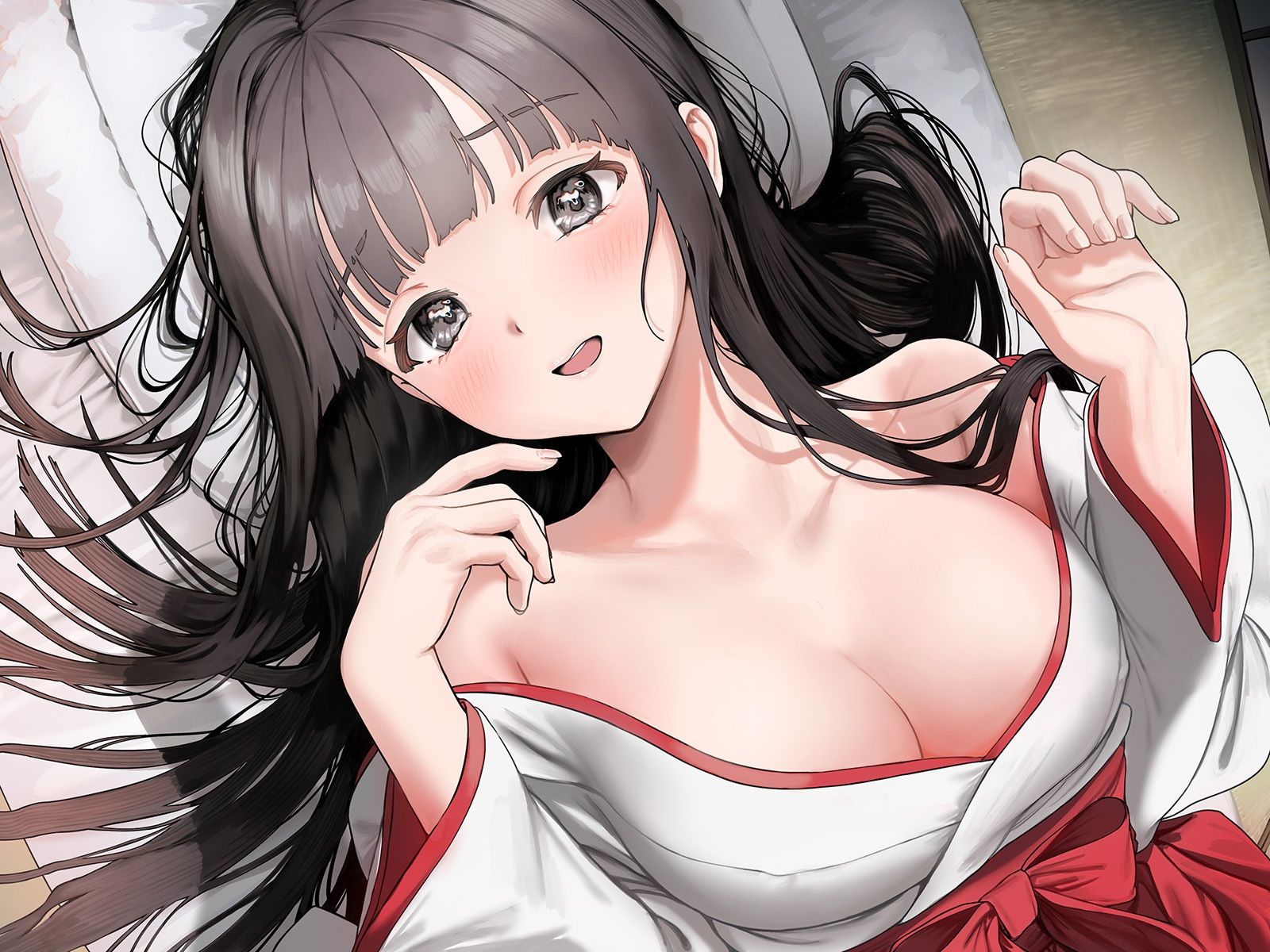 サンプル画像1:巫女さん（処女）とばぶばぶお祓い孕ませえっち！〜悪霊さんの未練晴らします〜(ムーンナイト) [d_245611]