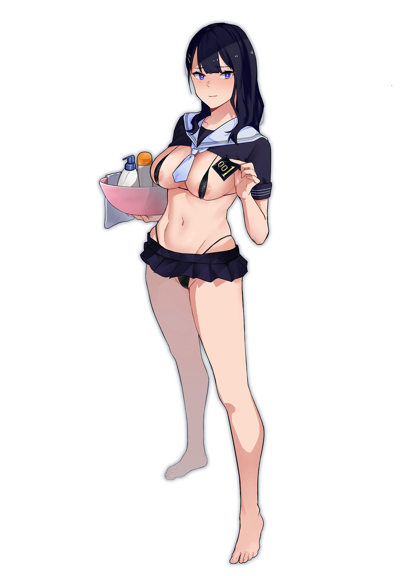 サンプル画像6:学祭ソープ指名No.1風俗嬢 七瀬佳純【18歳 T168 B86（F） W58 H84 オプションNGなし】は僕の好きな女子(甘師子チャンネル) [d_247492]