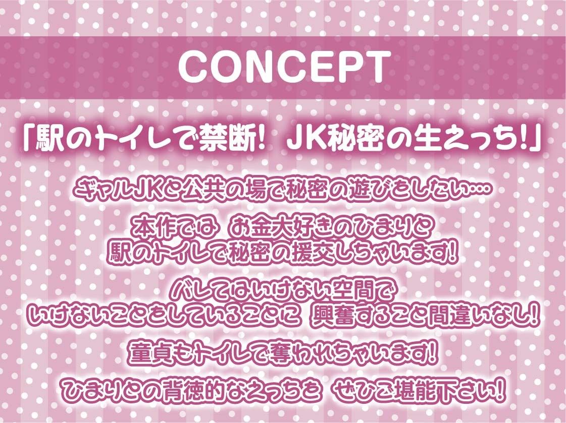 サンプル画像4:駅ナカJK援交サービス〜お金をくれれば駅のトイレで生中ハメサービス〜【フォーリーサウンド】(テグラユウキ) [d_251484]