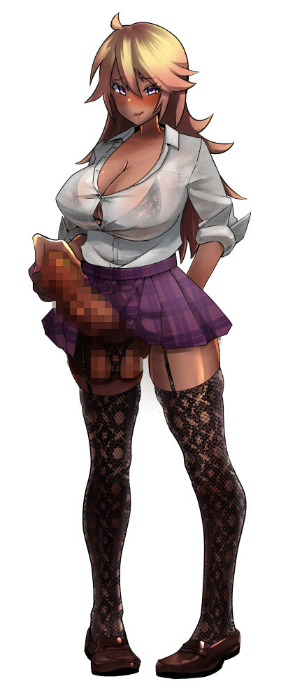 サンプル画像4:【男の娘】合法ショタ、ふたなりギャルにTS妊娠させられてしまう…(DAINZIA) [d_252566]