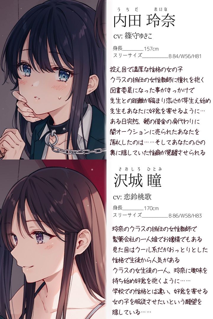 サンプル画像3:【TS百合】お姉様に服従する悦びを調教されたあなたは百合M奴●【KU100】(ユビノタクト) [d_254200]