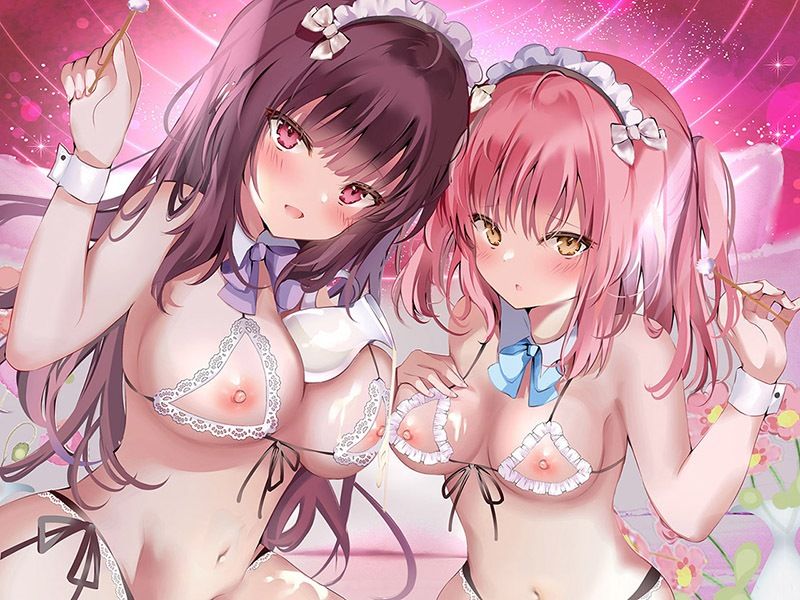 サンプル画像1:耳舐めコンシェルジュ♪ 今宵、私たちはお客様のモノです【KU100バイノーラル】(パースペクティブ少女幻奏) [d_254311]