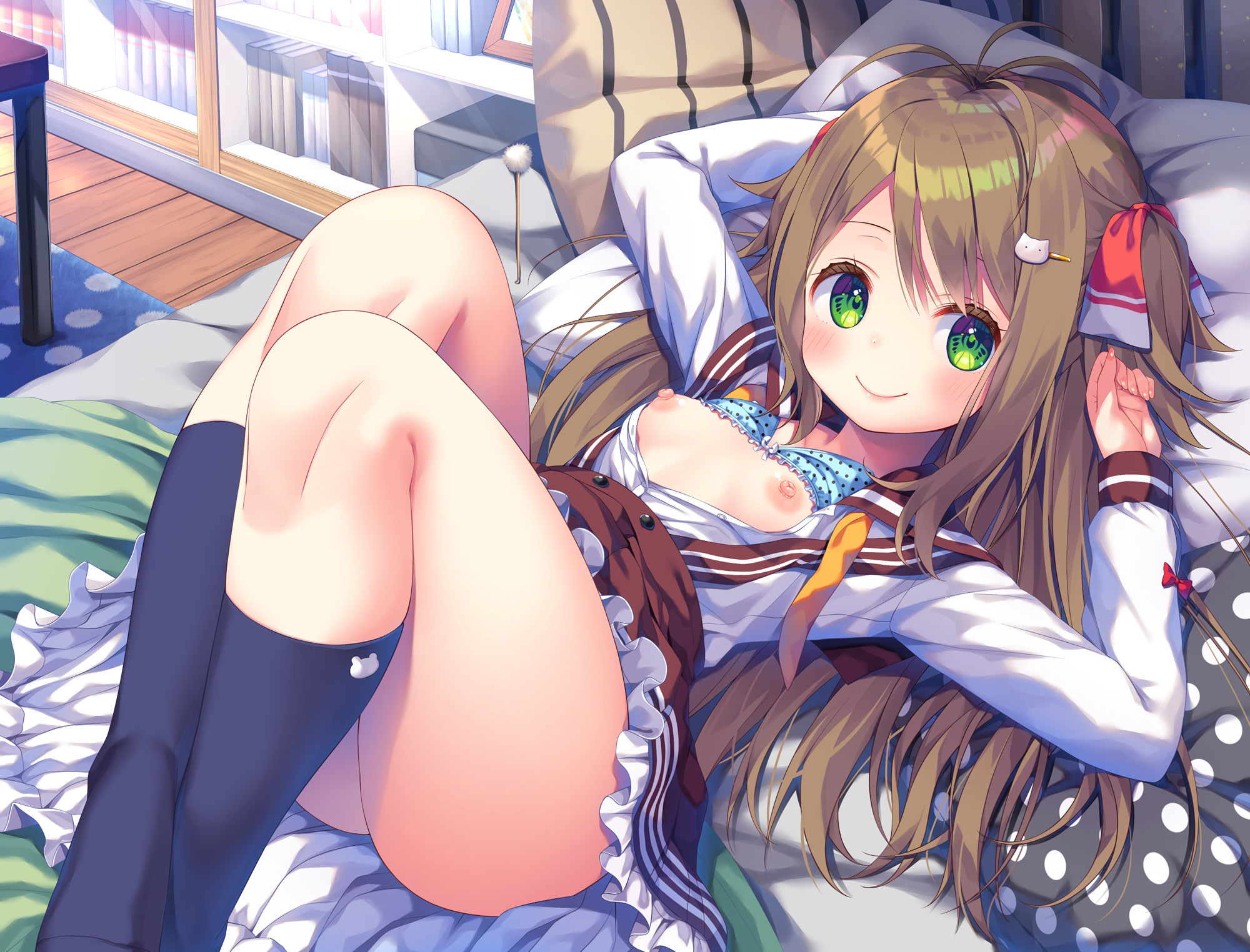 サンプル画像1:【水音特化れろれろ耳舐め】JKリフレ『お耳あまとろ委員会』〜新米セラピストによる、耳責め官能コース♪【7時間】(Whisp) [d_254775]