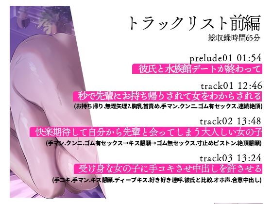 サンプル画像4:【オホ声】彼氏はいるけど男慣れしてない大人しい女の子を寝取ったら即堕ちしたのでメスをわからせる音声(夜のあいだに。) [d_256284]