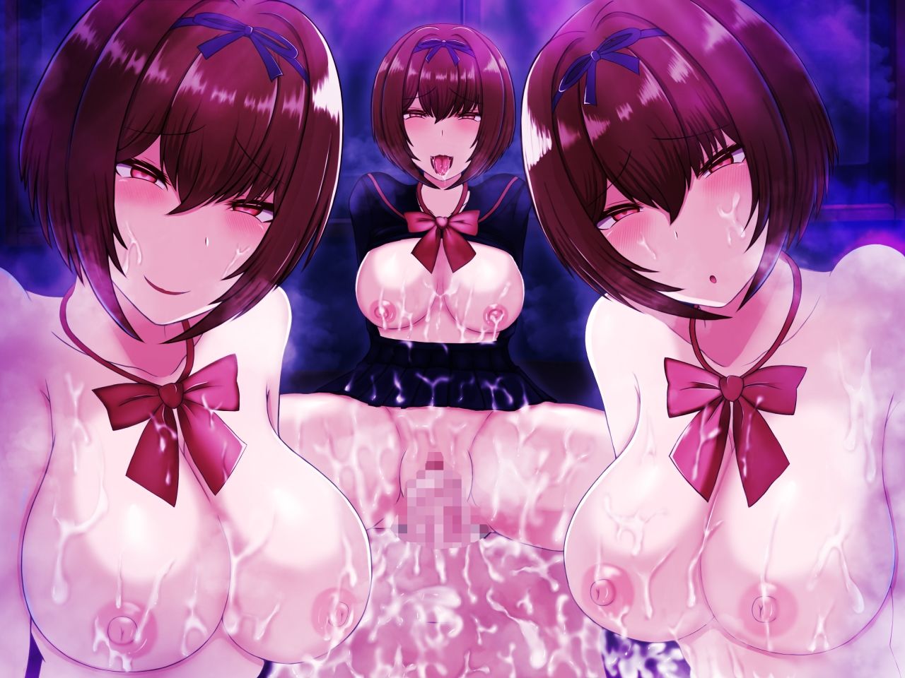 サンプル画像1:【監禁S女】催●アプリのハーレム逆●●プで強●連続ドライ絶頂と射精拷問 -ヤンデレJKまゆり-(もちぷりん) [d_256682]