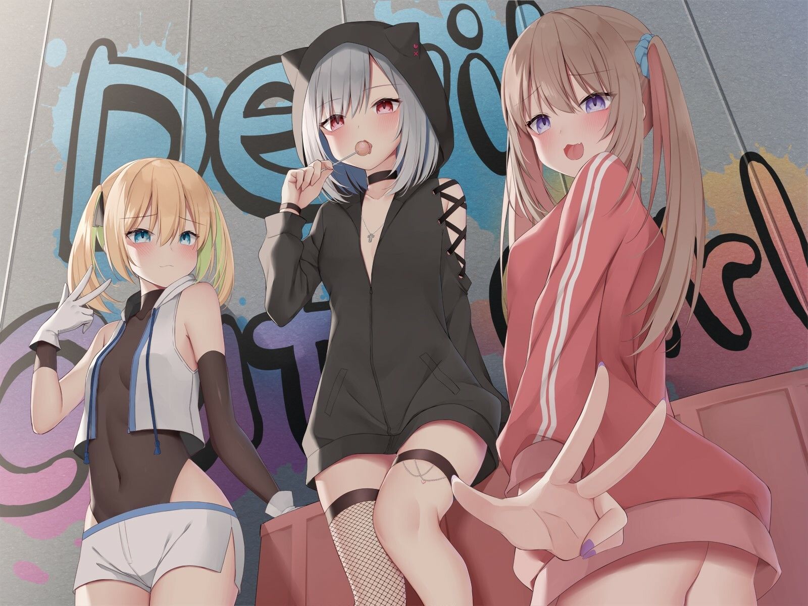 サンプル画像1:【KU100】BAD GALS！！ つよメス×ざこオス×ぎゃんぐすた♪(Deep；Dahlia) [d_260480]