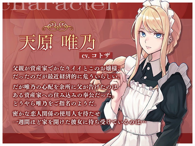 サンプル画像2:飼われたご令嬢とご主人様の性処理生活(アンテロス) [d_260612]
