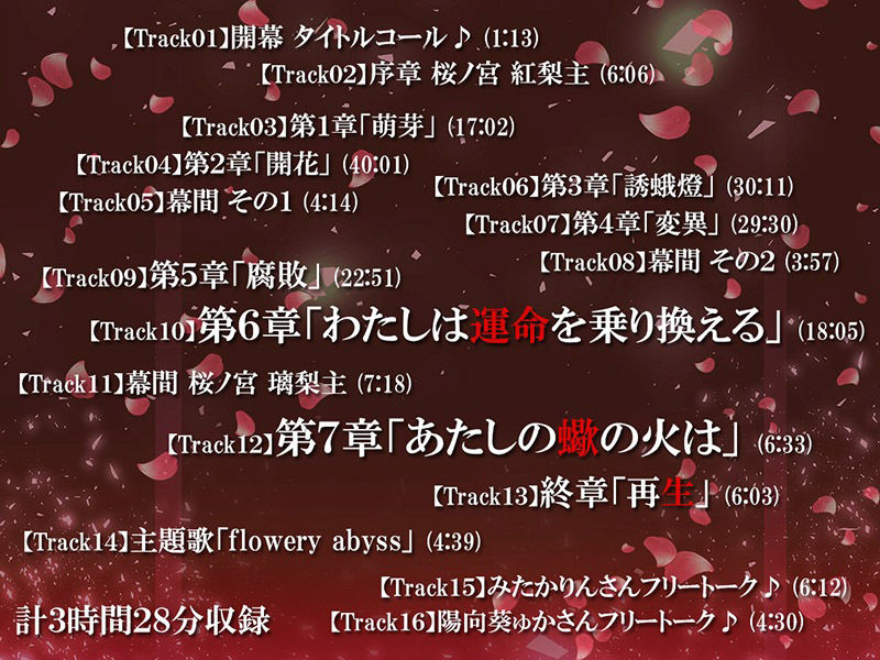 サンプル画像6:ヤンデレCD桜襲 ヤンデレの女の子に耳の奥まで死ぬほど愛されて眠れないASMR【KU100ハイレゾ】(パースペクティブ少女幻奏) [d_262009]
