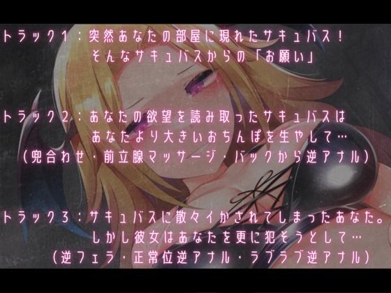サンプル画像2:サキュバスナイト〜深夜に突然やってきたふたなりサキュバスに逆アナルで女の子にされちゃう音声〜(男性受け至上主義国家) [d_263283]