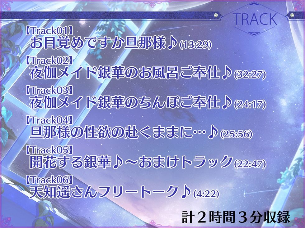 サンプル画像4:瑠璃雪楼の小夜曲 夜伽メイド銀華の痴態【KU100ハイレゾ】(パースペクティブ少女幻奏) [d_264737]