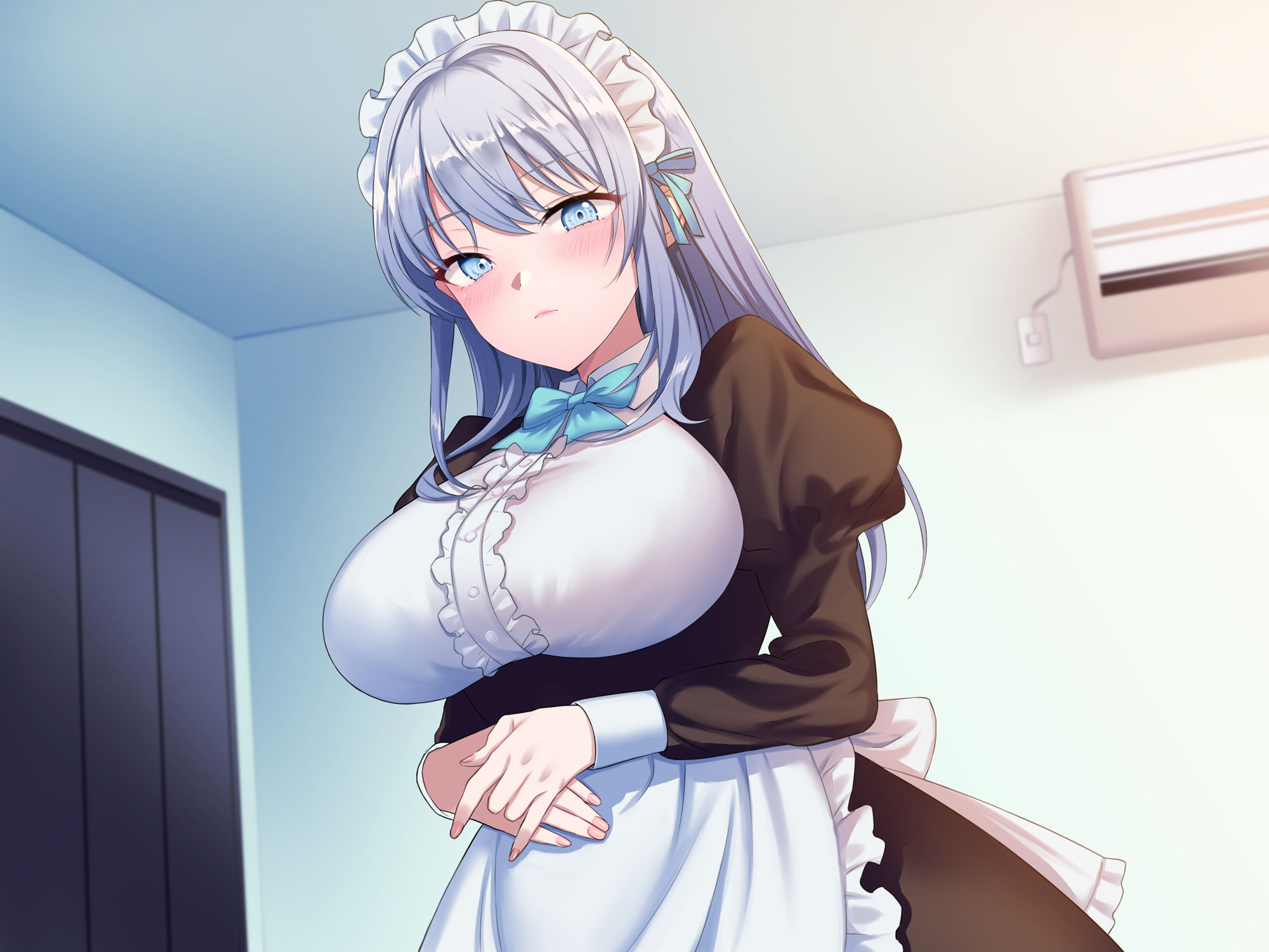 サンプル画像1:うちのクール系メイドはバハムート系女子などという意味不明な造語を言ってくる不思議ちゃんです。(ペンデュラムボイス) [d_266121]