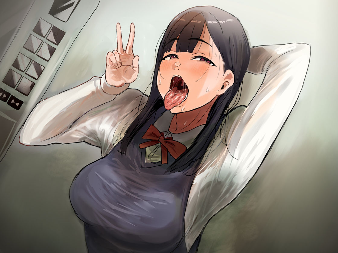 サンプル画像2:ドスケベ腋臭JK(カベホクロ) [d_268116]