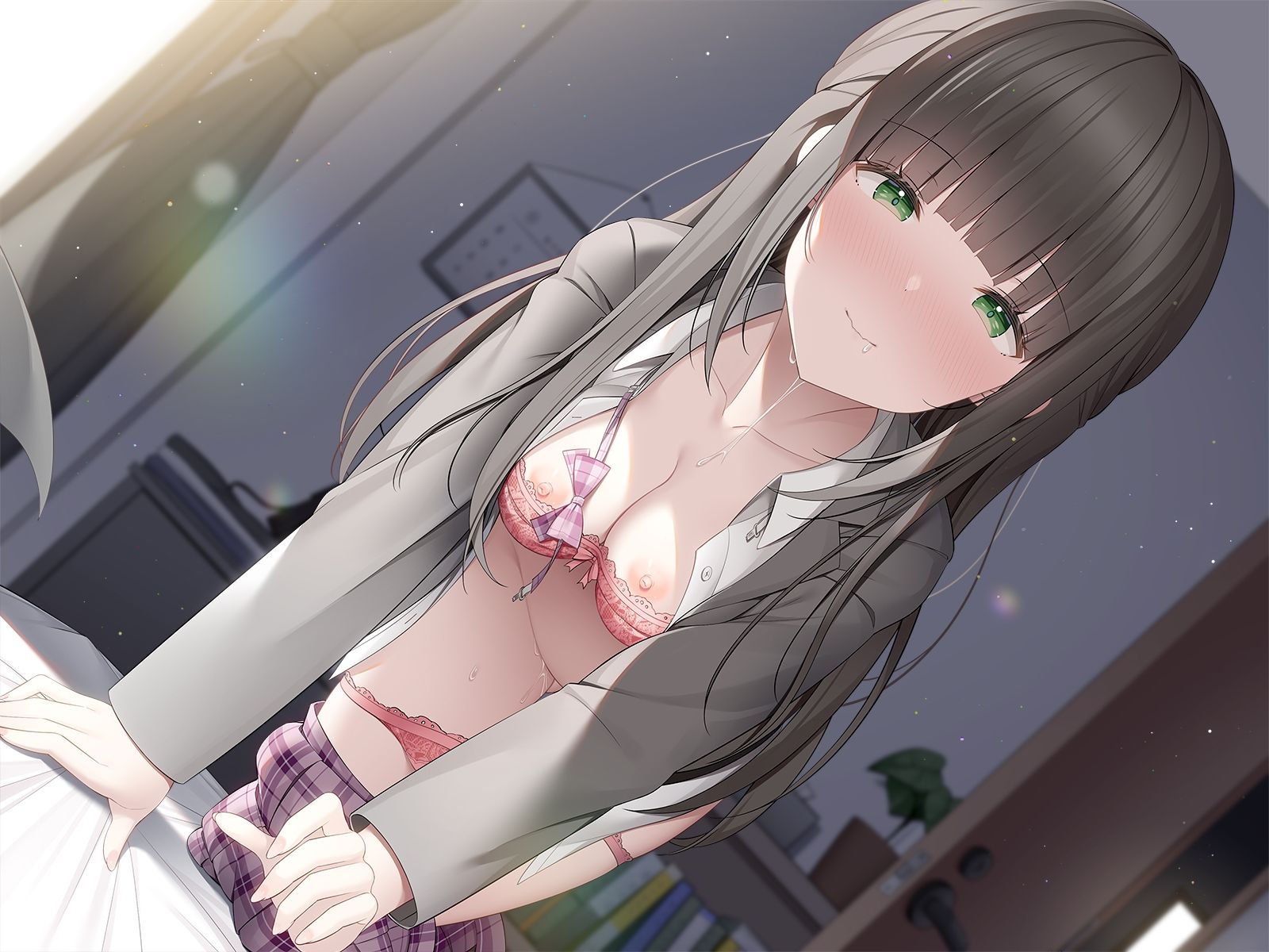 サンプル画像2:清楚JKはお◯んぽ大好きなようです〜毎朝、朝立ち生搾り〜【KU100】(みずしろラビリンス♪) [d_268432]