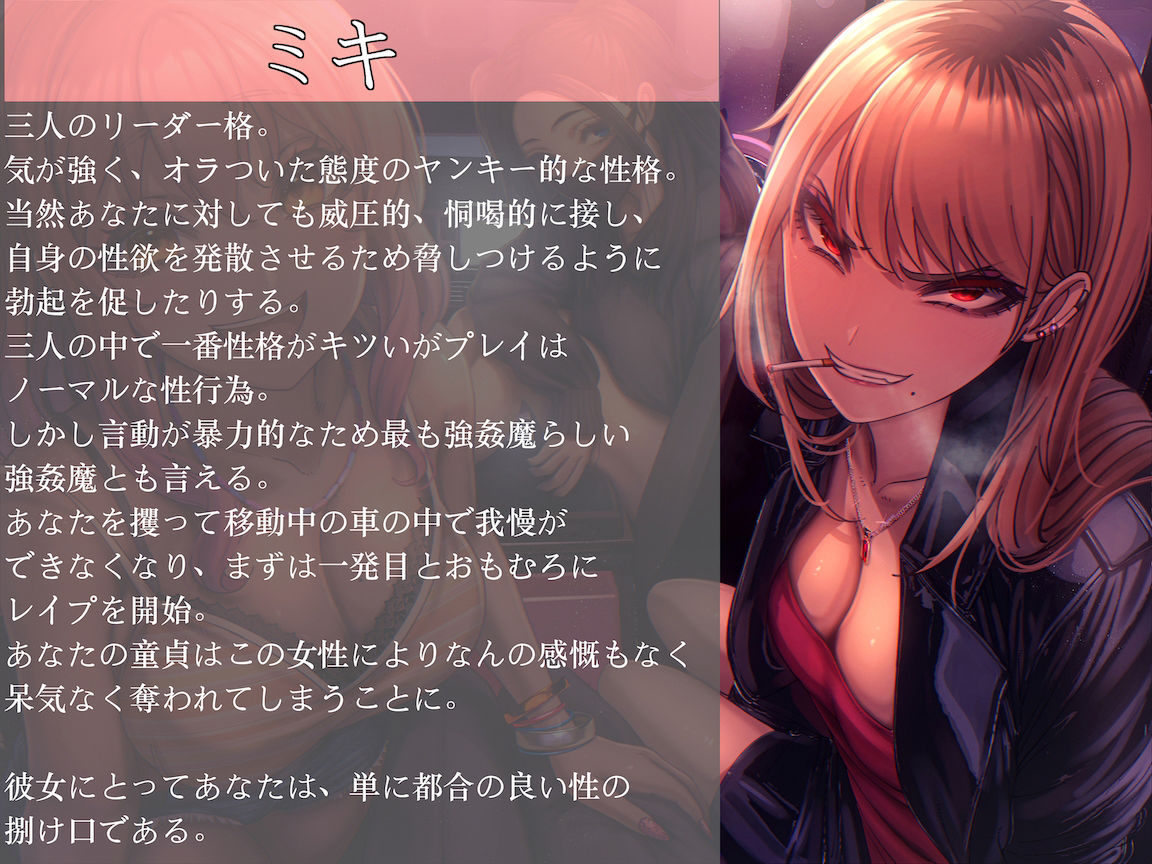 サンプル画像2:貞操観念逆転世界で超肉食系レ●プ魔×3に拉致られボロ雑巾確定輪●レ●プ(狐屋本舗) [d_268672]