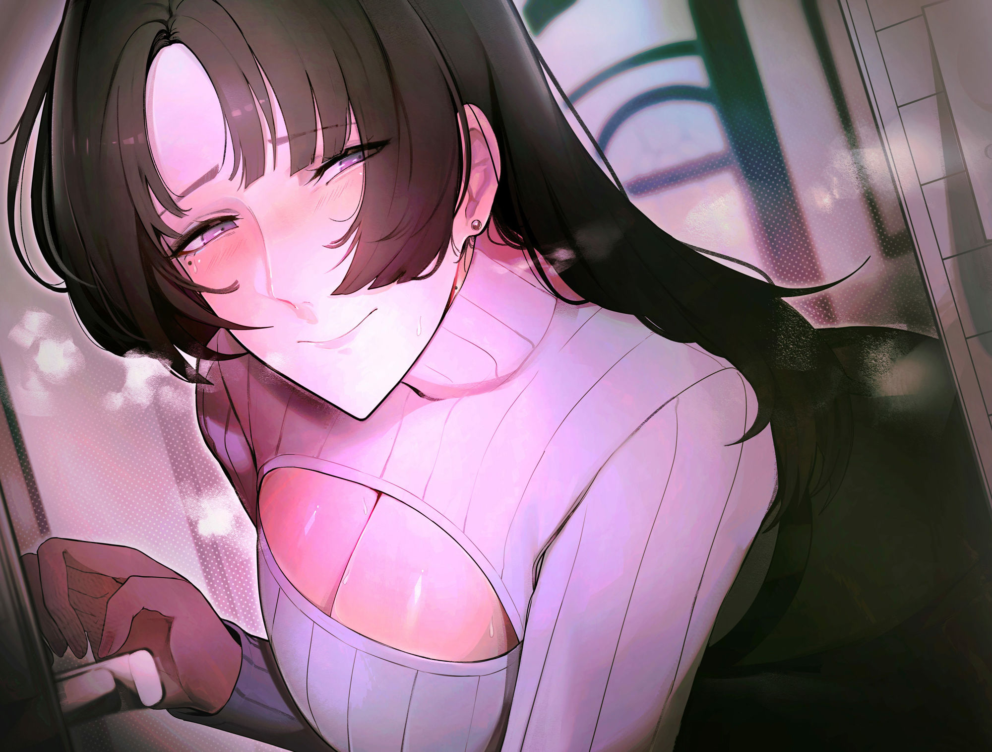 サンプル画像3:隣の人妻があまりにも淫靡すぎて(おほ声の館) [d_269846]