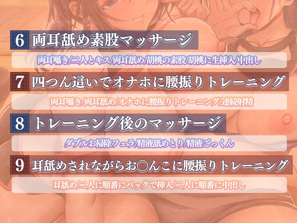 サンプル画像4:エッチなお姉さん達の両耳舐めお〇んちんお仕置きトレーニング(ひだまりみるくてぃ) [d_270718]