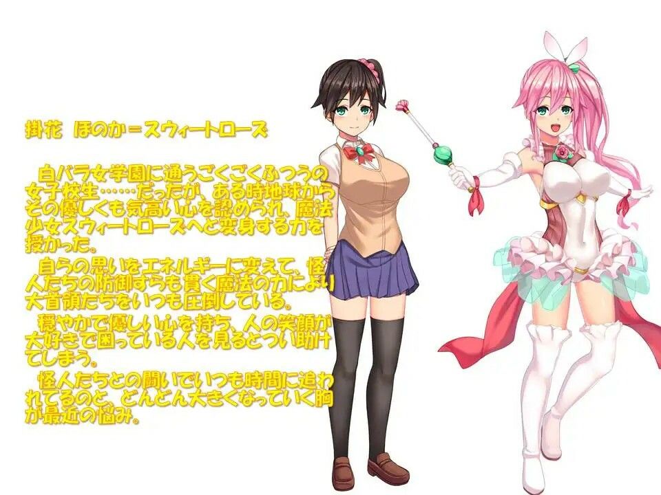 サンプル画像2:純情花憐魔法少女スウィートローズ〜え、ウソウソ！ 洗脳改造で悪に屈服！？ 愛しの大首領様へ牝媚接待！〜(土竜卑行) [d_270939]