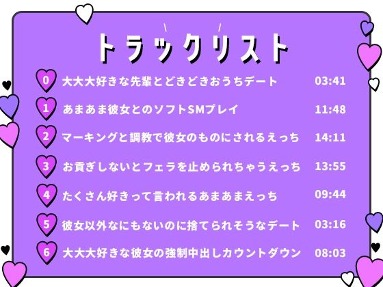 サンプル画像3:独占射精管理〜嫉妬深いヤンデレ彼女に徹底的に愛されながらあまあまな言葉責めで身も心も依存してしまう音声(メスガキダークネス) [d_271986]