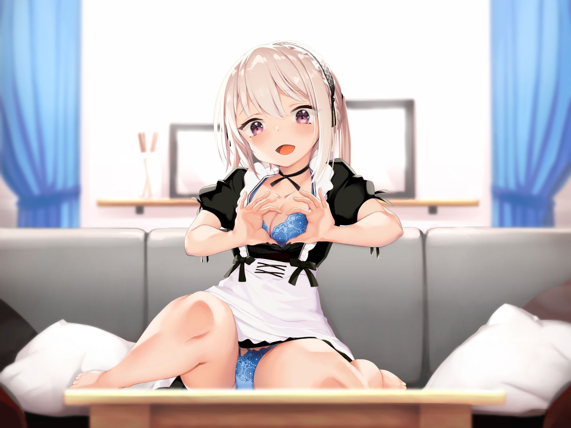 サンプル画像1:【その語】可愛い彼女メイドは襲われちゃう？【CV:葵菫】(葉桜ノ季節) [d_272356]