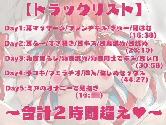 サンプル画像2:まったりいちゃらぶポリネシアンセックス5Days(ミアちゃんち) [d_273387]