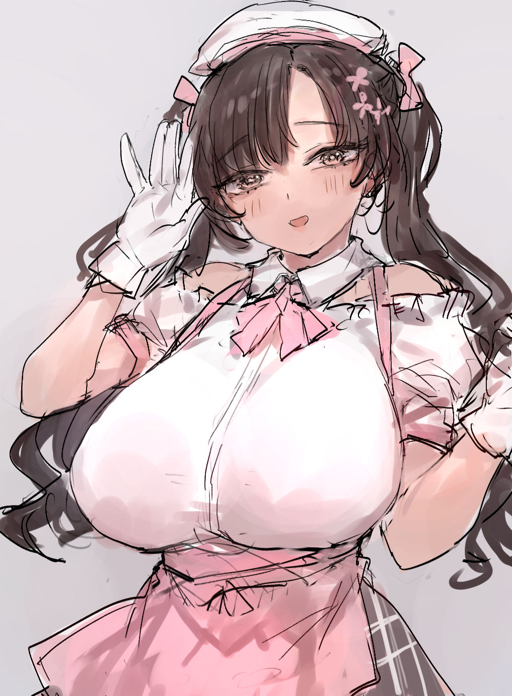 サンプル画像5:【オホ声】ドスケベ巨乳JKアイドルと相部屋おま〇こ【濃厚】【KU100】(赤耳アカミ) [d_274041]