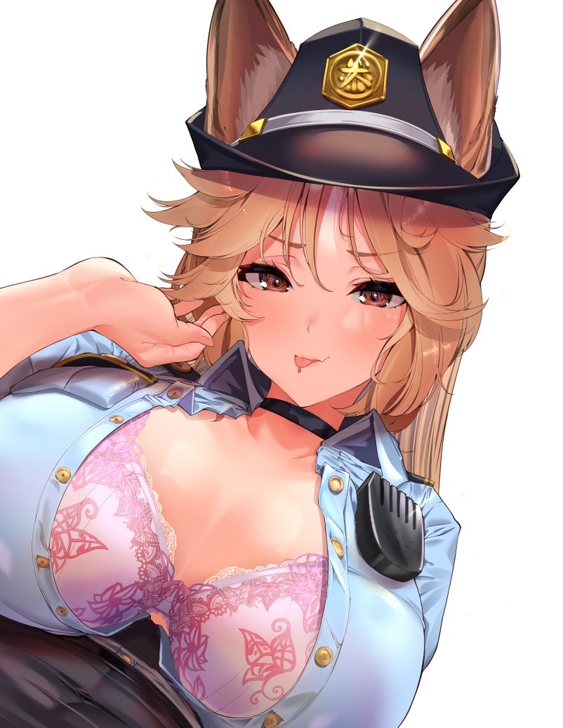 サンプル画像2:【ケモミミ娘ときもちい日常】犬耳おまわり娘さんのドスケベ取り調べ性活 〜フェロモンの濃いオスの股間を入念にチェック、おまんこ検査でドハマり本気交尾【KU100】(あずま屋) [d_274282]