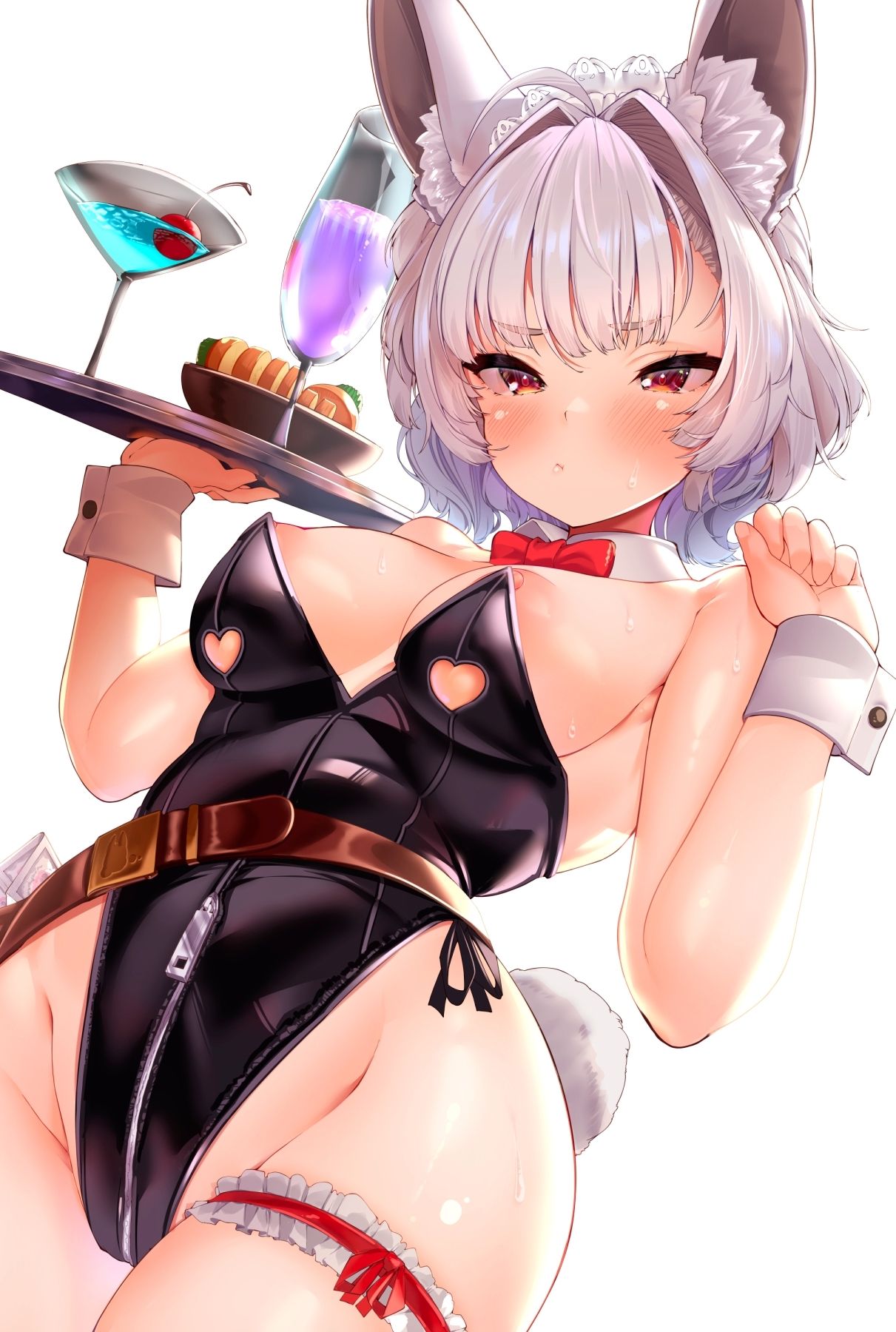 サンプル画像2:【ケモミミ娘ときもちい日常】奔放うさぎ娘さんのドスケベワンナイト性活 〜VIPルームでイキヌキお遊び、すきすきハプニングでリピートおねだり〜【KU100】(あずま屋) [d_274289]