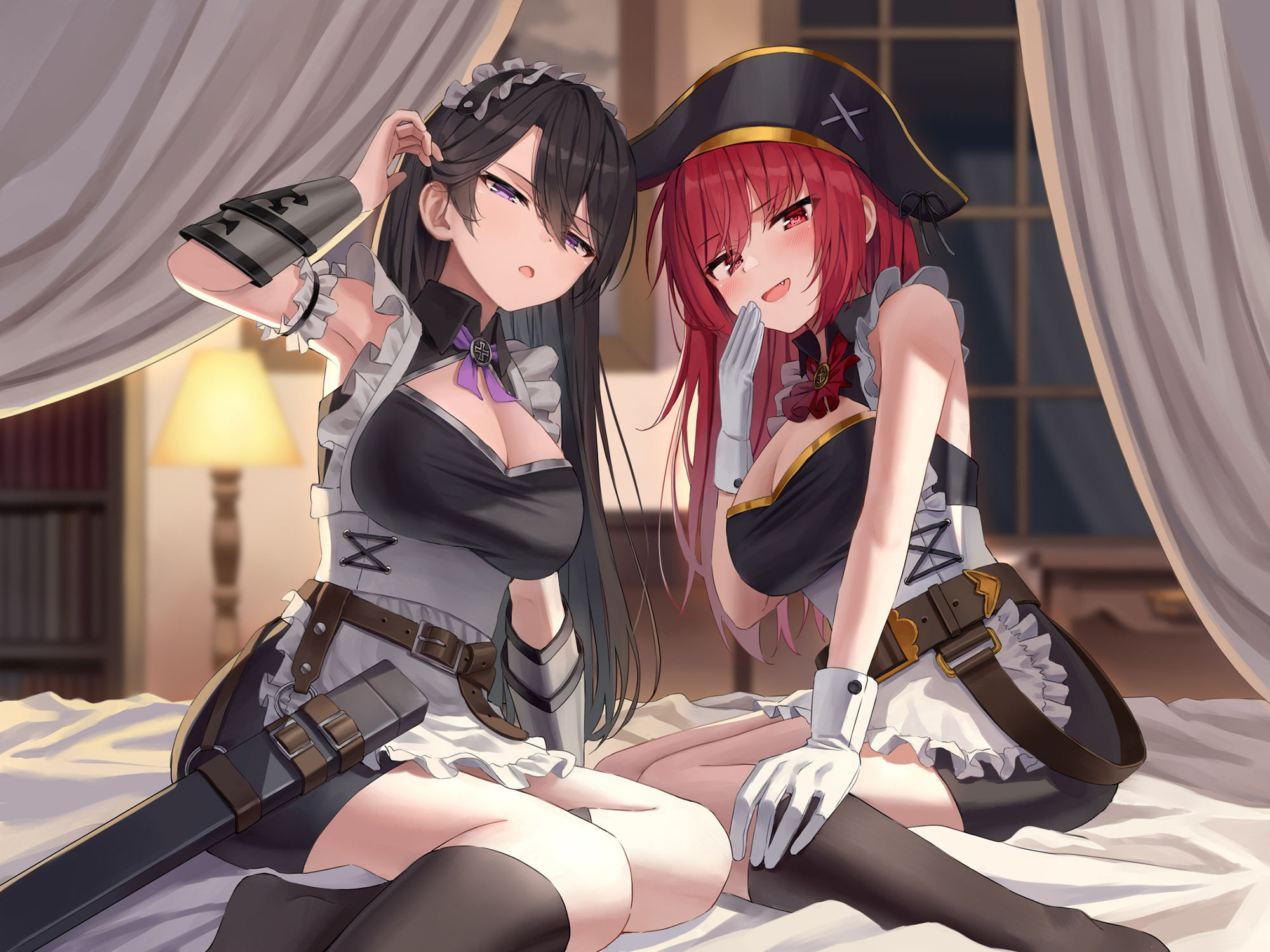 サンプル画像4:【奴●化魔法】メス〇キ海賊＆ダウナー女騎士のオホ堕ちご奉仕日誌【低音甘オホ】(脳とりがー) [d_274888]