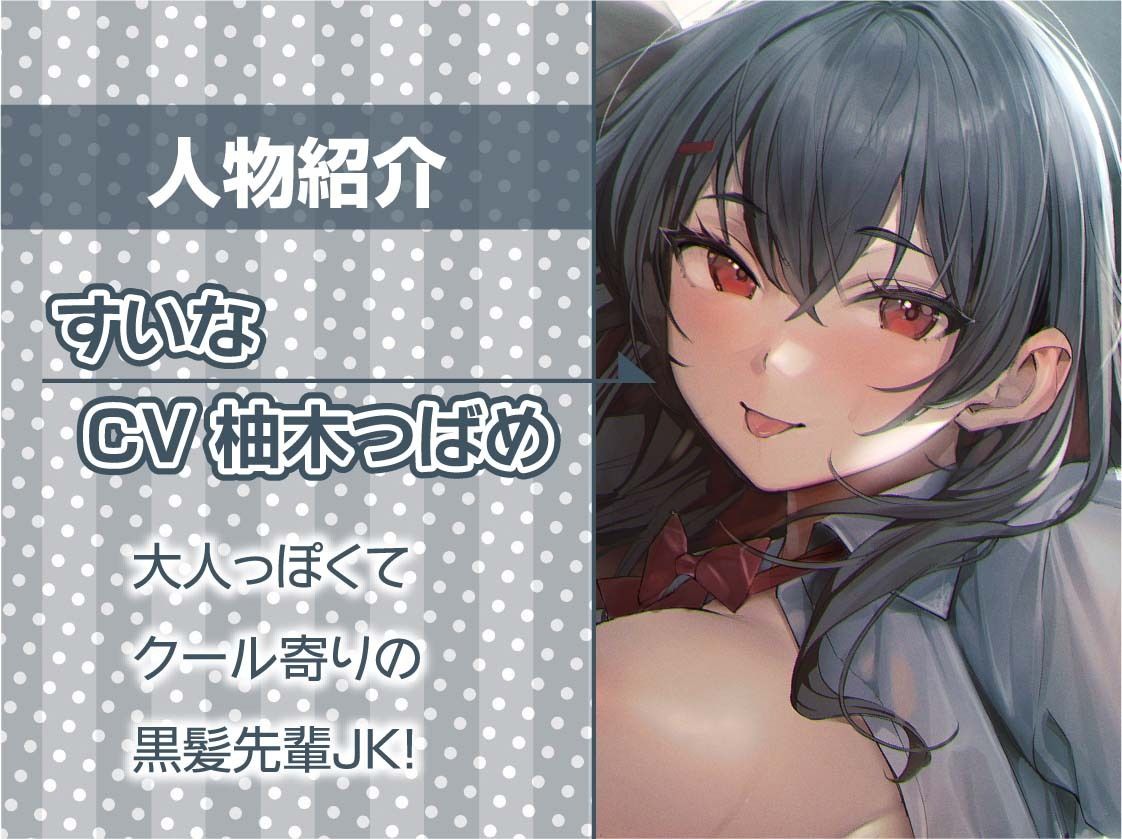 サンプル画像5:黒髪先輩JKに可愛がられながら童貞卒業中出しえっち【フォーリーサウンド】(テグラユウキ) [d_279988]