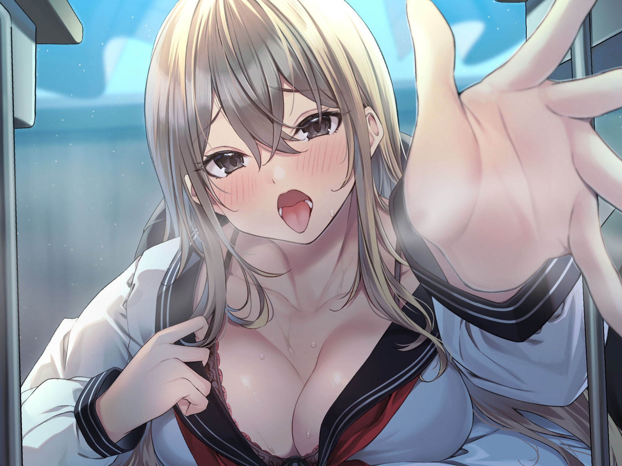 サンプル画像4:【全編ぐっぽり耳奥舐め】思春期耳舐め症候群〜耳舐め衝動が止まらなくなってしまった金髪ギャルと毎日ねっとり耳舐め性交〜【KU100】(J〇ほんぽ) [d_279990]