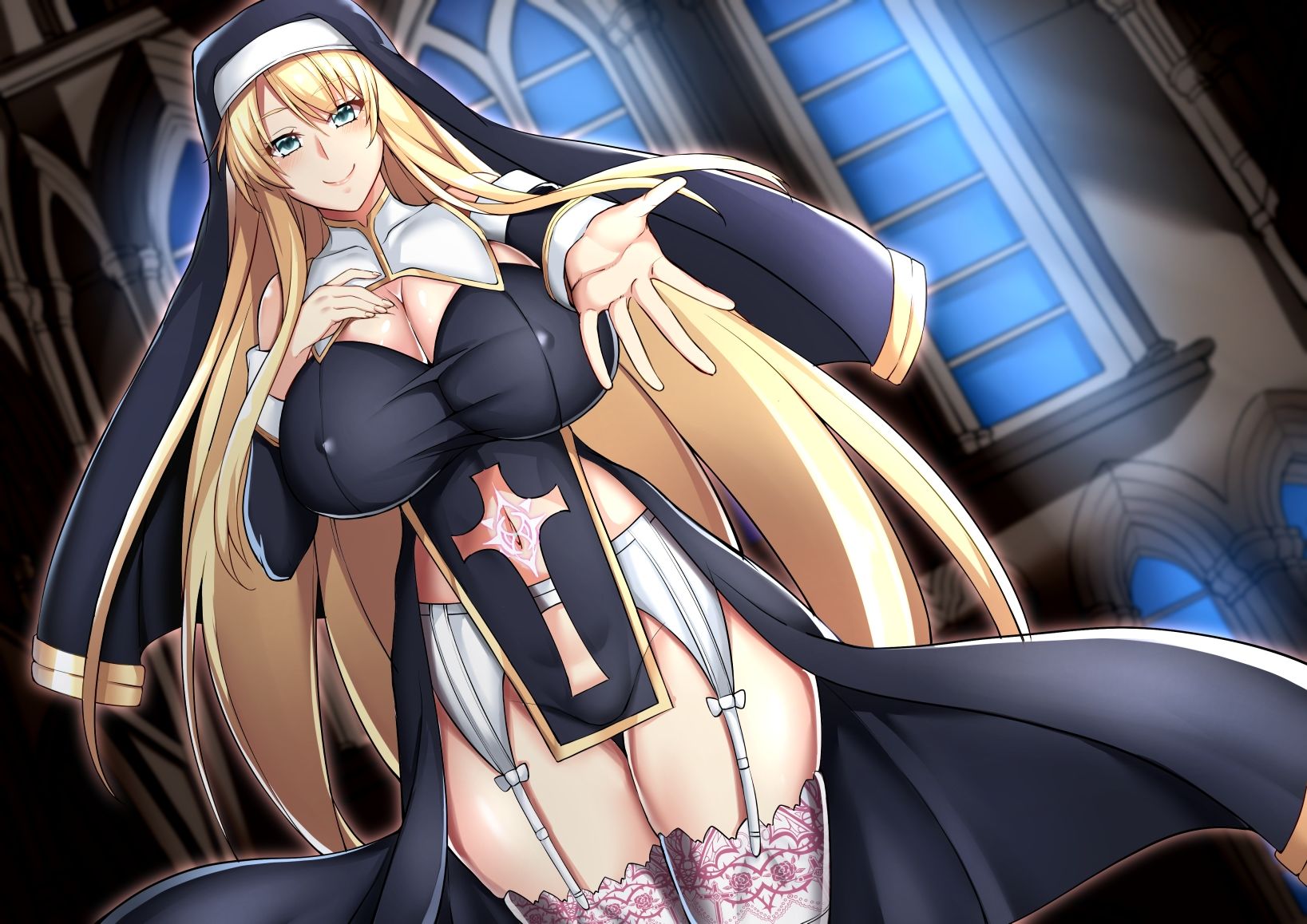 サンプル画像4:【オホ声】聖女クリス〜清廉なシスターが媚薬ザーメンで堕ちる時〜(GLORY SOUND) [d_282439]