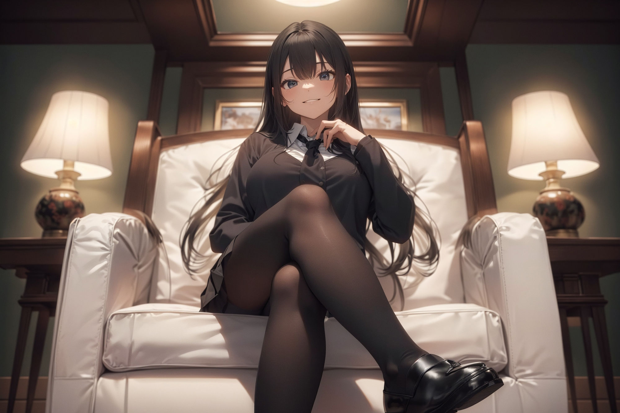 サンプル画像4:【ドM向け】ドSお嬢様のパパ活JKに全て搾り取られて人生終了させられる話(NB企画) [d_284240]