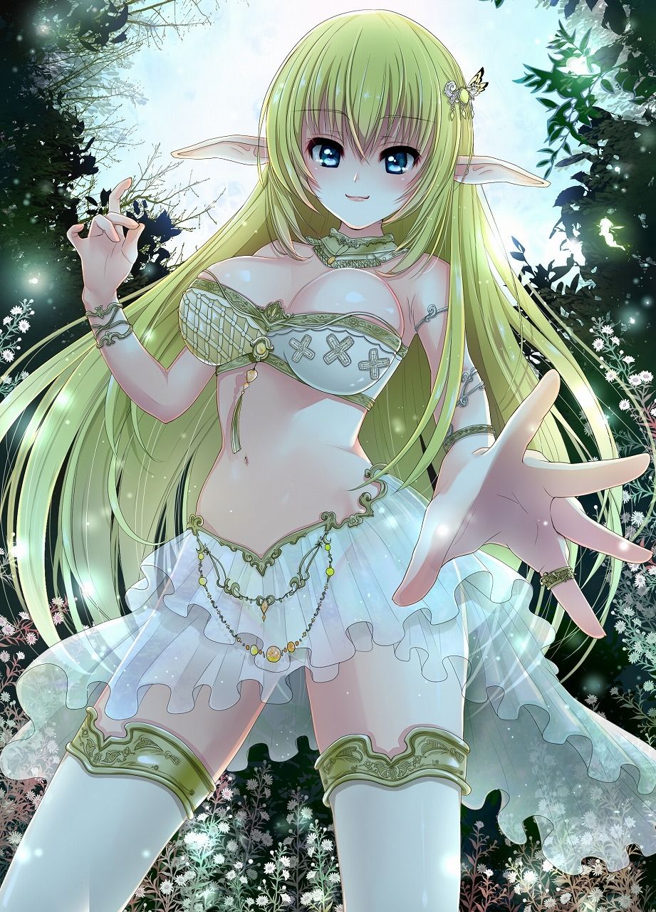 サンプル画像1:エルフと深い森(催●音声研究所) [d_285041]