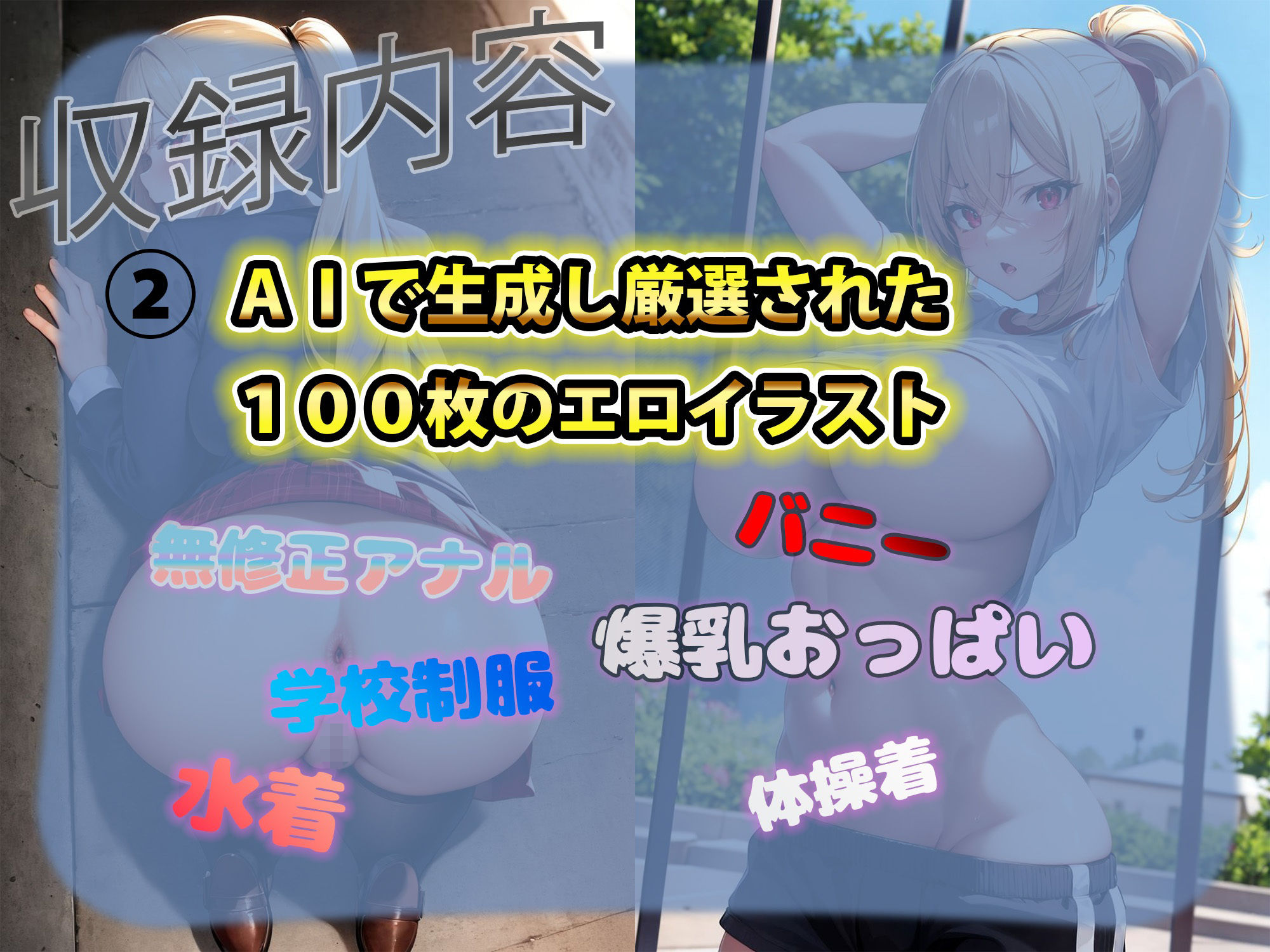 サンプル画像4:【全編エロシーン】爆乳パパ活JKギャル【おまけエロイラスト100枚】(ささら) [d_286402]