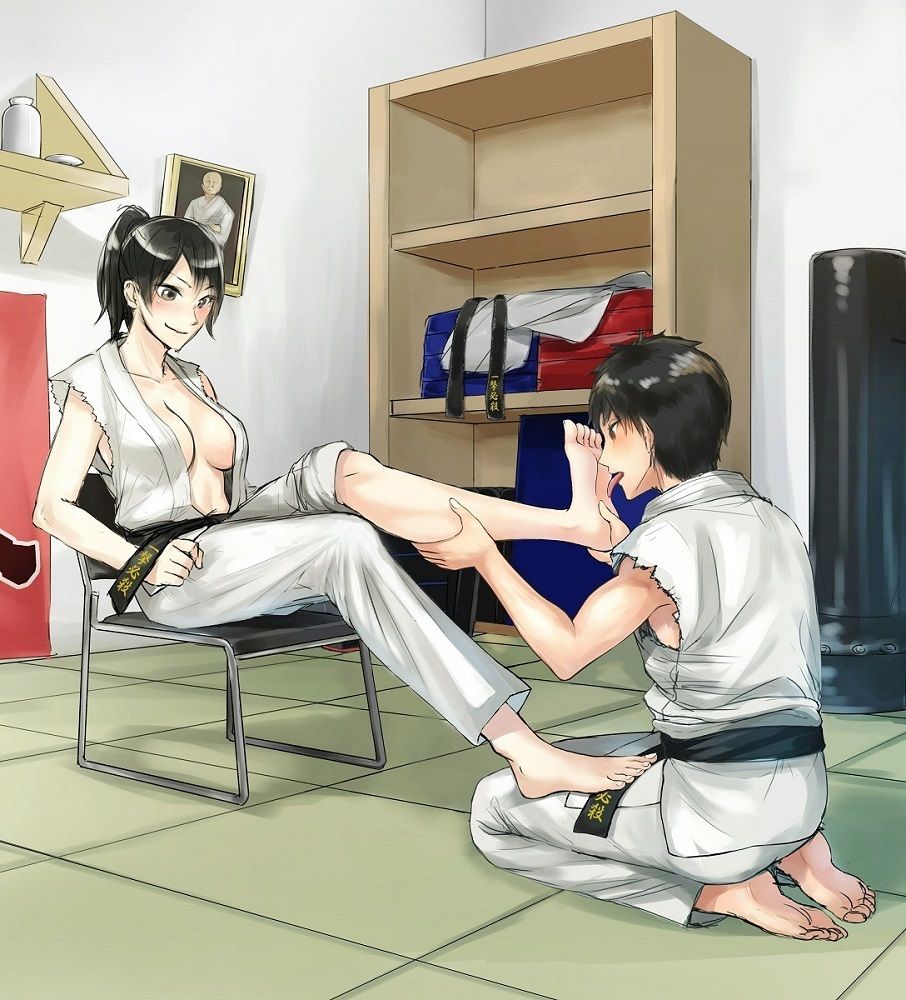 サンプル画像1:Mari Senpai Ashi Ura Massage English Version(拳) [d_290367]