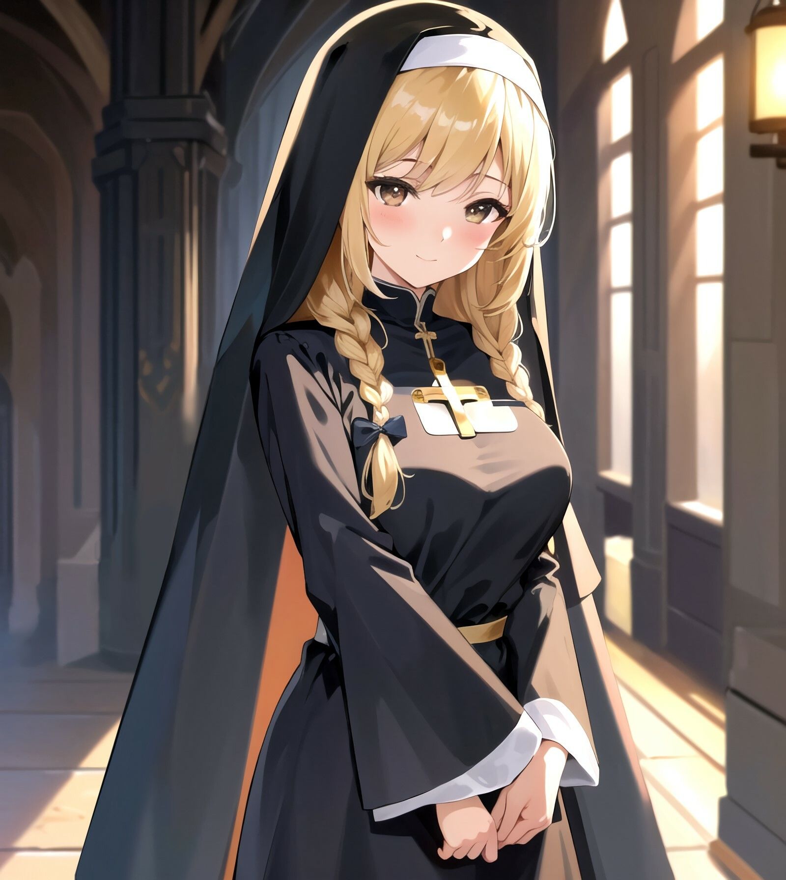 サンプル画像5:【オホ声】催●アプリで即・堕・ち〜真面目シスターの中出しおまんこ修行〜(ネジ企画) [d_290745]