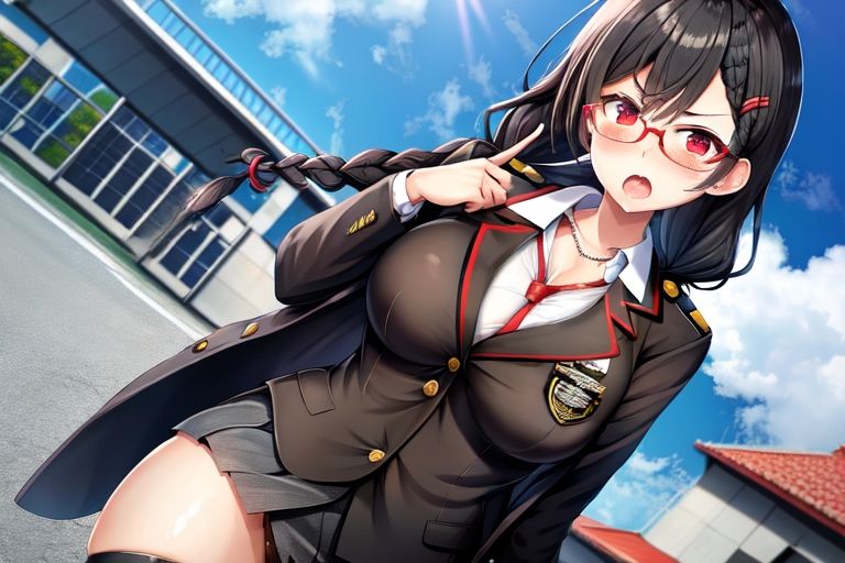 サンプル画像2:ドスケベ校則のある学校性活〜おチンポの勃起は風紀委員が許しません！〜(ASMR本舗) [d_291361]