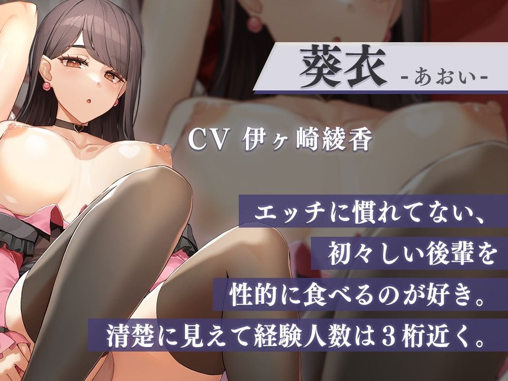 サンプル画像2:【エッチ極振り】開始数分即ハメボイス〜可愛い後輩は酔わせてお持ち帰り→即生ハメしちゃう先輩に捕まって逃げられない！〜(ひだまりみるくてぃ) [d_291941]