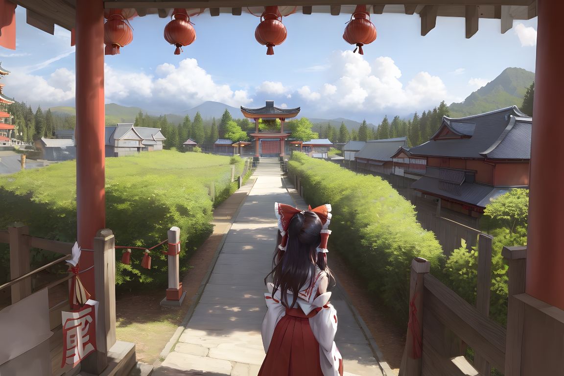 サンプル画像3:【囁き×KU100】押しに弱い紅白の巫女 〜博麗霊夢とオトフェチ様〜(俺のフェチボイス) [d_293150]