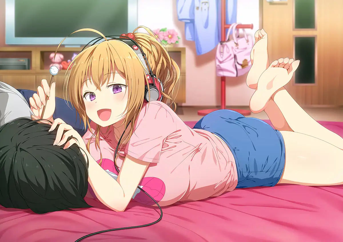 サンプル画像1:JKちゅーばーの猛特訓 〜アニキと秘密のASMRレッスン♪〜（バイノーラル録音）(エモイ堂) [d_293185]