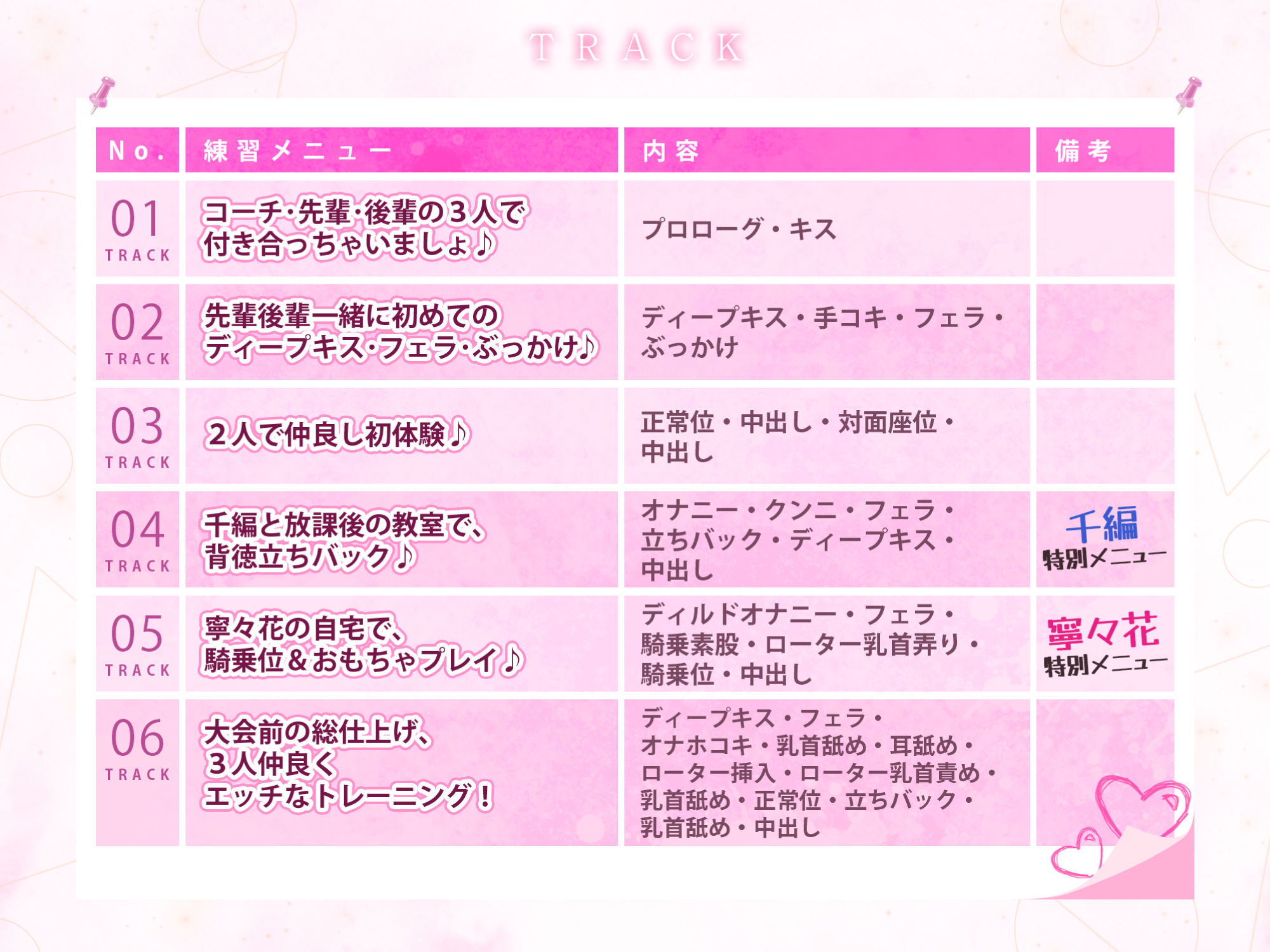 サンプル画像3:【KU100】【甘々媚びアクメ】性欲旺盛な陸上部の先輩後輩JK、ベロチュー青春溺愛えっちでコーチの汚ち◯ぽ生ハメ特訓♪【りふれぼプレミアムシリーズ】(スタジオりふれぼ) [d_296149]