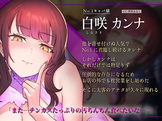 サンプル画像3:指名ができない人気清楚キャバ嬢のお外で媚び媚び枕営業「おじさま、私のアソコ…独り占めしてみませんか？」(バタリンコちゃん) [d_298353]