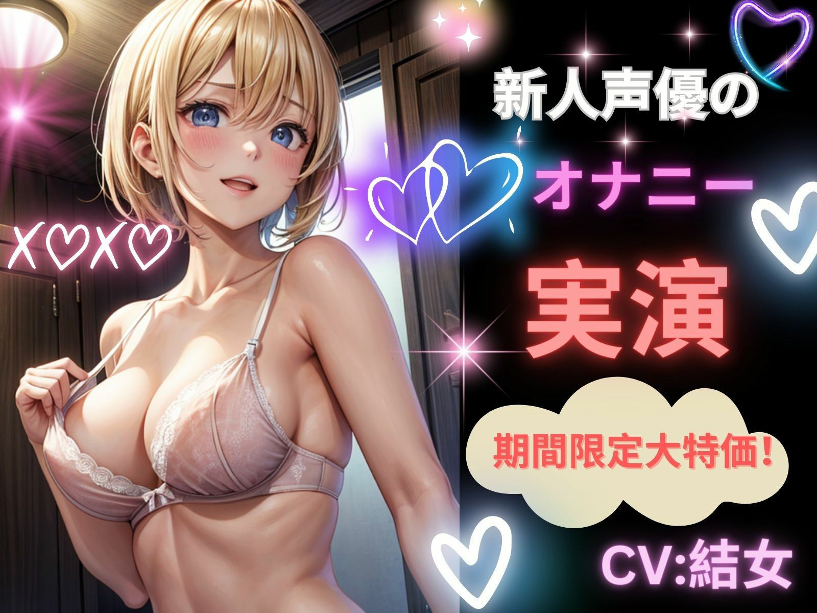 サンプル画像1:【期間限定大特価！新人声優のオナニー実演】新たなる世界の扉へ(ヒメゴト) [d_299067]