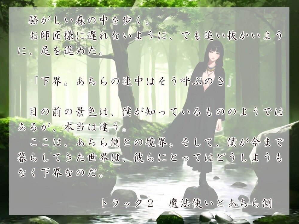 サンプル画像1:魔法使いとその小さな弟子 修行の朝(近未来のふわふわ) [d_300316]