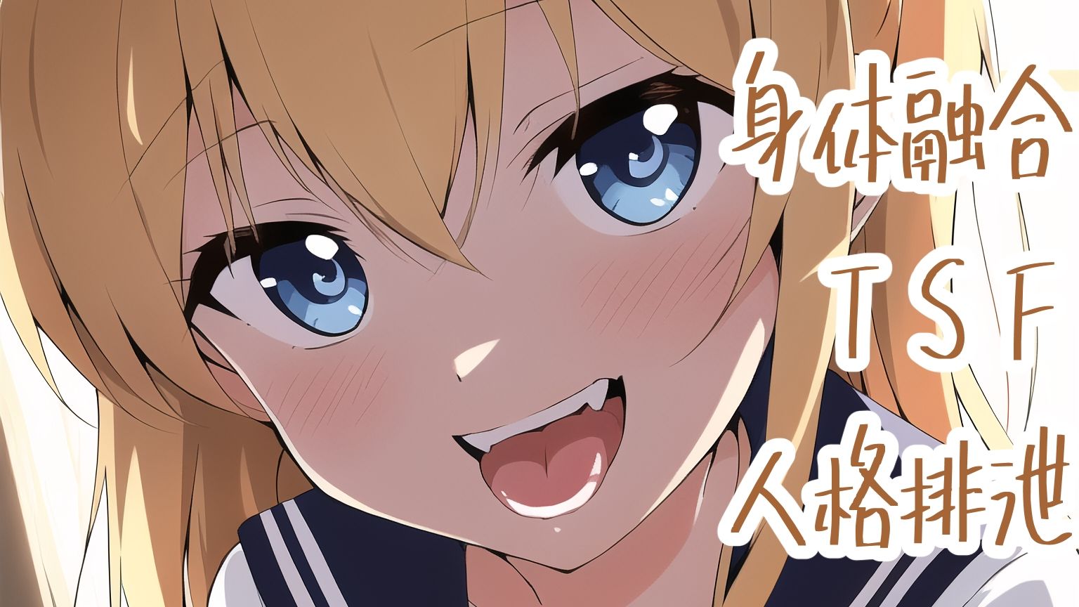 サンプル画像1:ギャルとオタクくんが身体融合してTSFする話と人格排泄される話(夢祭うた with ひでシス（みやこ庵）) [d_301006]