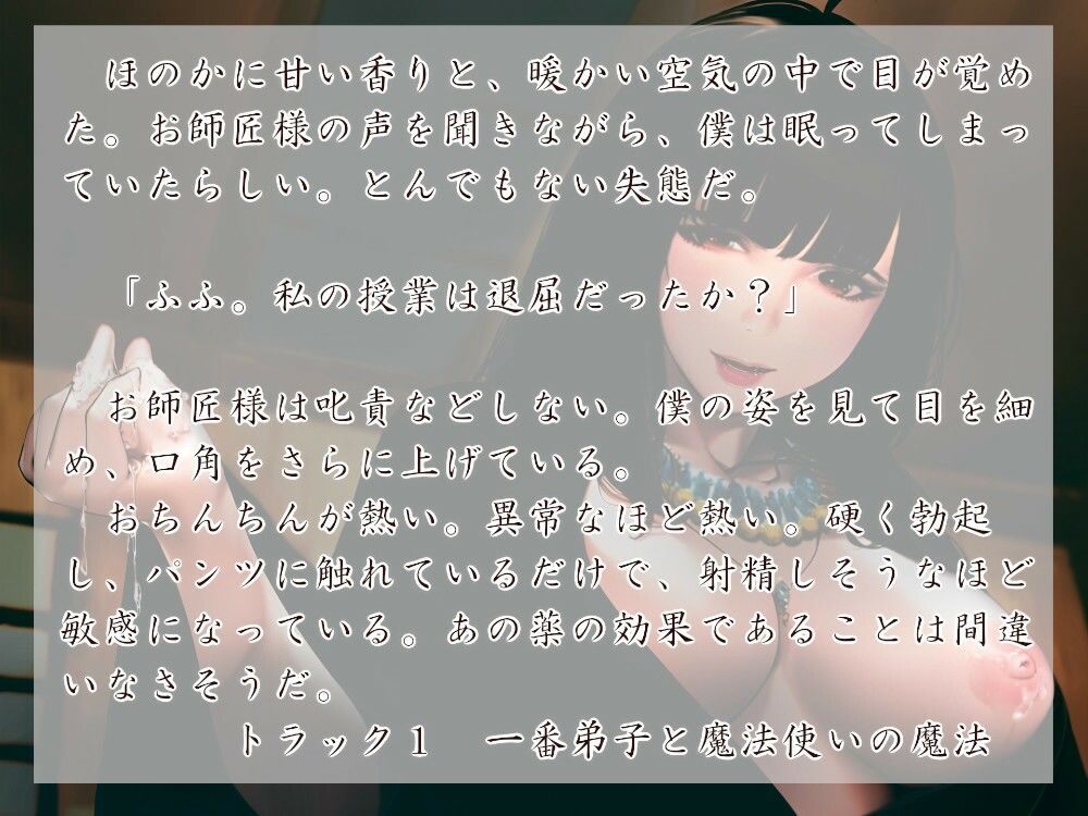 サンプル画像1:魔法使いとその○さな弟子 魔法の夜(近未来のふわふわ) [d_301228]